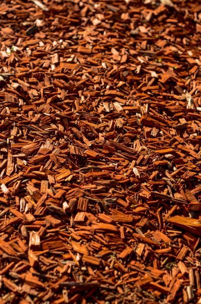 Cedar Mulch Spreading in Plant City